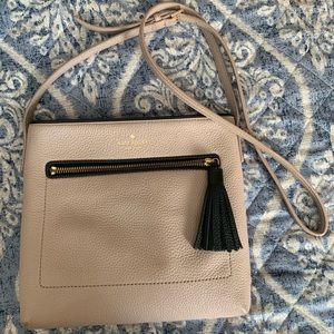 Tan and black Kate Spade Cross Body
